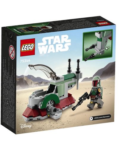 Constructor LEGO Star Wars - Nava lui Boba Fett, Microfighter (75344) - 2