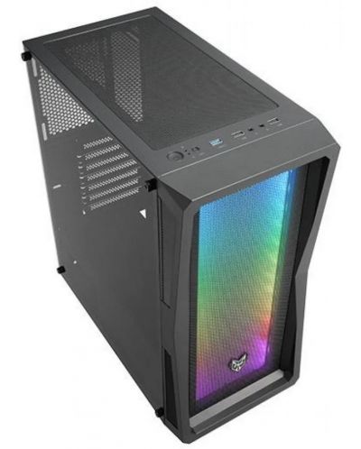 Cutie pentru computer Fortron - CMT212A RGB, mid tower,  negru/transparent - 2