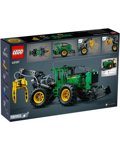 Constructor LEGO Technic - Tractor forestier John Deere 948L-II (42157) - 8