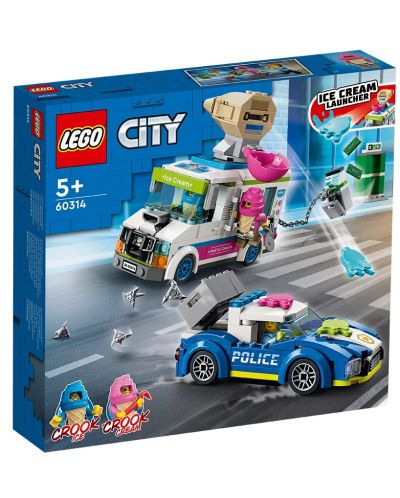Constructor Lego City - Politia in urmarirea furgonetei cu inghetata(60314) - 1
