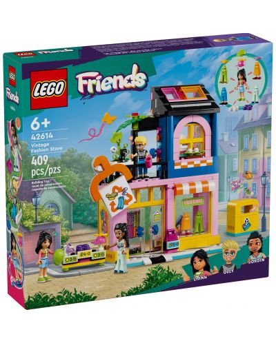 Constructor LEGO Friends - Magazin de modă retro (42614) - 1