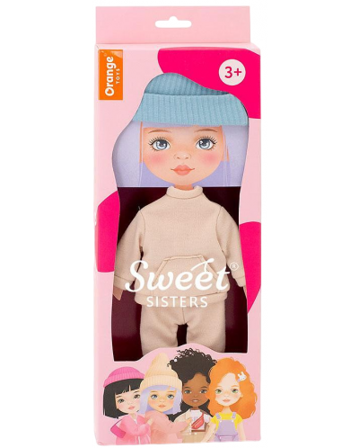 Orange Toys Sweet Sisters Sweet Sisters set de haine pentru păpuși - trening bej	 - 1