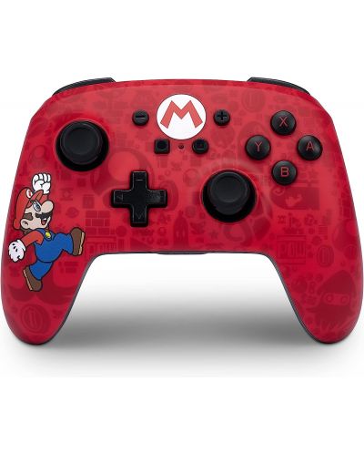 Controller PowerA - Enhanced Wireless, pentru Nintendo Switch, Here We Go Mario - 1