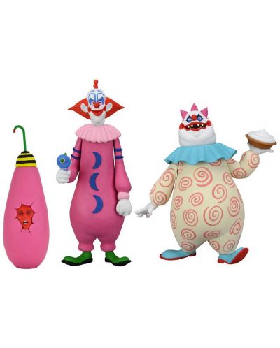 NECA Movies: Killer Klowns from Outer Space - Set de figurine Slim & Chubby (Toony Terrors), 15 cm - 2