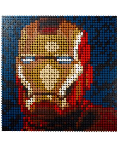 Set de construit Lego Art Marvel Studios - Iron Man (31199) - 3