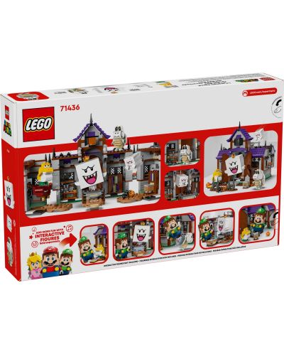 Constructor LEGO Super Mario - Conacul bântuit al lui King Boo (71436) - 2