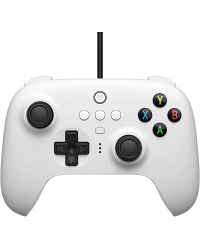 Controler 8BitDo - Ultimate Wired, pentru Nintendo Switch/PC, alb - 1