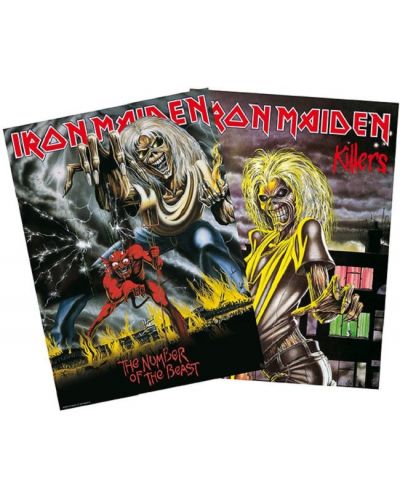 Set mini postere GB eye Music: Iron Maiden - Killers & The Number of The Beast - 1