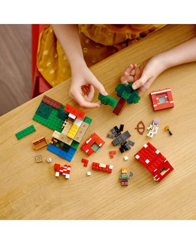 Constructor Lego Minecraft - Casa Ciuperca  (21179) - 6
