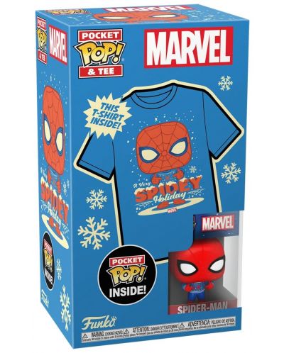 Set Funko POP! Collector's Box: Marvel - Holiday Spiderman, размер XL (copii) - 6