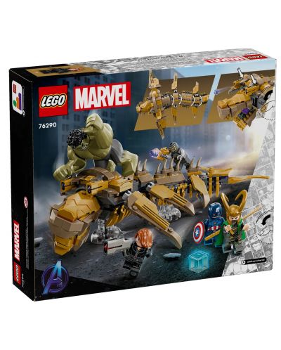 Constructor LEGO Marvel Super Heroes - Răzbunătorii vs. Leviathan  (76290) - 2