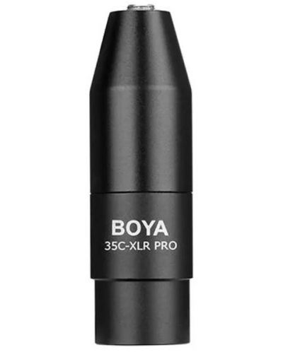Convertor Boya - 35C-XLR Pro, 3.5 mm TRS/XLR, negru - 1