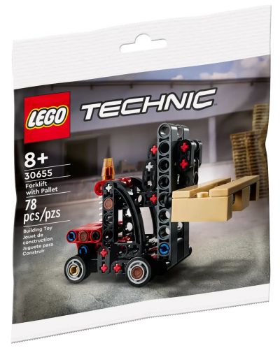 Constructor LEGO Technic - Motocar cu paletă (30655) - 1