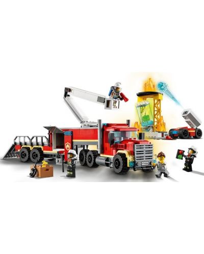 Set de construit Lego City - Centru de comanda pentru pompieri (60282) - 3
