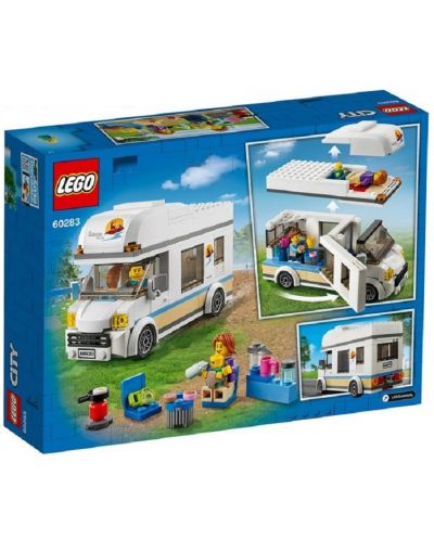 Set de construit Lego City Great Vehicles - Camper pentru vacanta (60283) - 2