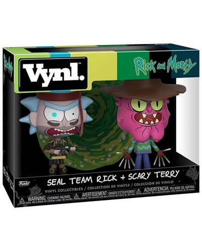 Set Figurine Funko VYNL Rick & Morty - Rick + Scary Terry - 2
