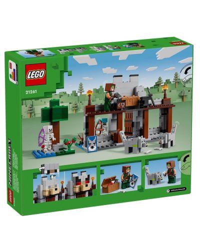 Constructor LEGO Minecraft - Fortăreața lupilor (21261)  - 2