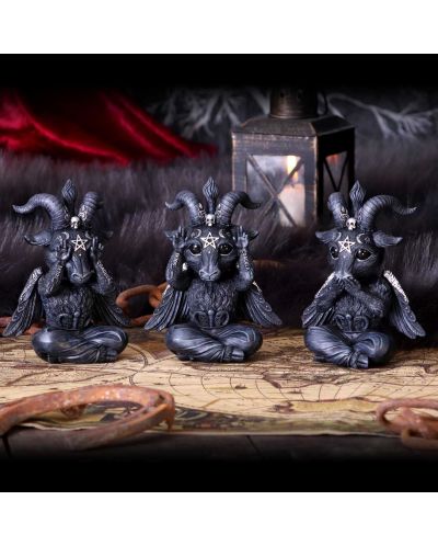 Set de figurine Nemesis Now Adult: Cult Cuties - Three Wise Baphoboo, 13 cm - 7