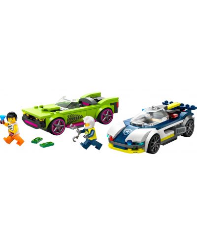Constructor LEGO City - Urmărire cu mașina de poliție (60415) - 3