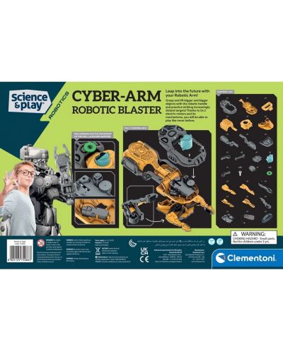 Constructor Clementoni Science & Play - Cyberhand cu blaster robotic - 7