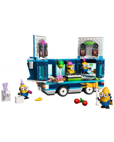 Constructor LEGO Minions - Autobuz de petrecere al minionilor (75581) - 2