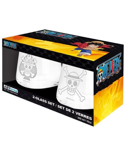 Set pahare ABYstyle Animation: One Piece - Luffy & Ace - 4