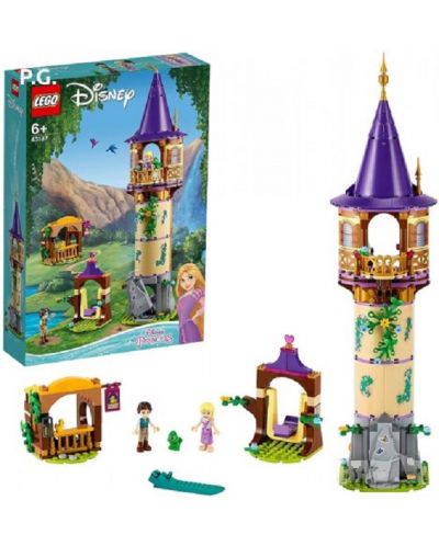 Set de construit Lego Disney Princess - Turnul lui Rapunzel (43187)	 - 2