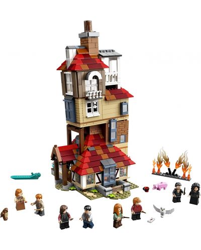 Set de construit Lego Harry Potter - Atacul asupra Casei Barrow (75980) - 3