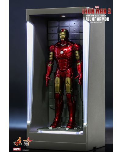 Set figurine Hot Toys Marvel: Iron Man - Hall of Armor, 7 buc. - 5