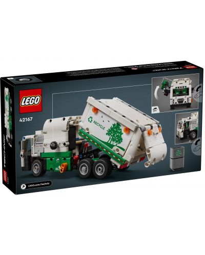 Constructor LEGO Technic - Camion electric de gunoi Mack LR  (42167) - 9