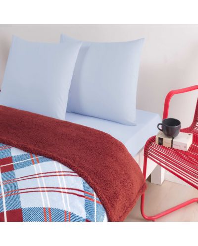 Set de dormitor cu pătură TAC - Rialta, roșu - 3