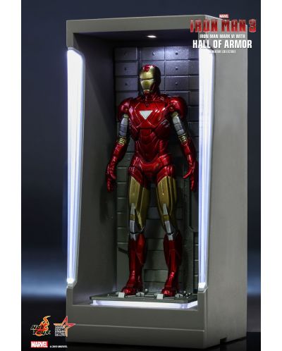 Set figurine Hot Toys Marvel: Iron Man - Hall of Armor, 7 buc. - 8