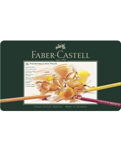 Set de creioane colorate Faber-Castell Polychromos - 36 de culori - 1
