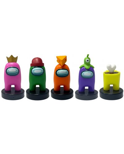 Set mini figurine P.M.I. Games: Among Us - Crewmates, 3D Stampers (Deluxe Box) (Series 2), 12 buc, gama larga - 4
