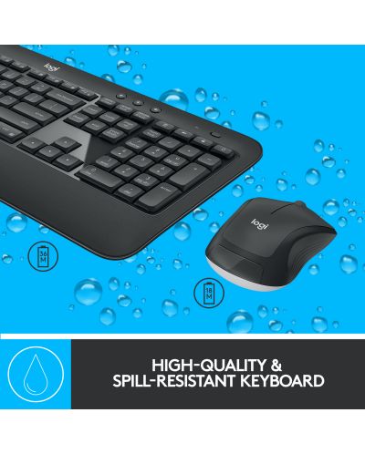 Set tastatura si mouse Logitech MK540 Advanced - wireless - 5