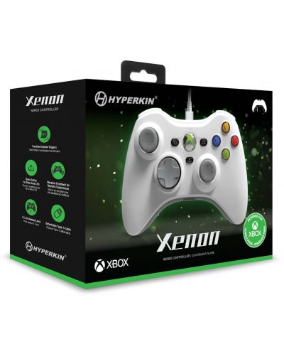 Controller Hyperkin - Xenon, alb (Xbox One/Series X/S/PC) - 5