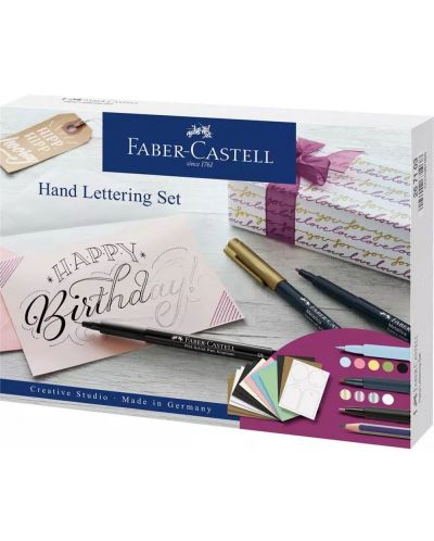 Set markere Faber-Castell Hand Lettering Pitt Artist - 12 buc.	 - 1