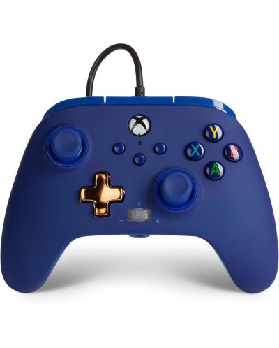 Controller cu fir PowerA - Enhanced, pentru Xbox One/Series X/S, Midnight Blue - 1