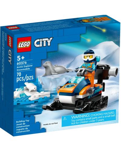 Constructor LEGO City - Snowmobil, explorator arctic (60376) - 1