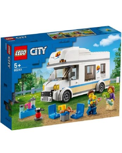 Set de construit Lego City Great Vehicles - Camper pentru vacanta (60283) - 1