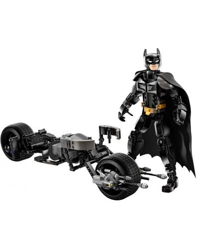 Constructor  LEGO DC Comics Super Heroes -  Figurină de construcție Batman și motocicleta (76273)  - 3