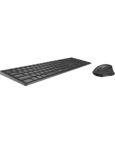 Set tastatură și mouse Rapoo - 9800M, fără fir, negru - 3