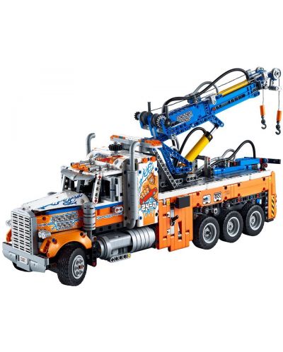 Constructor Lego Technic - Camion de remorcare de mare tonaj (42128) - 3