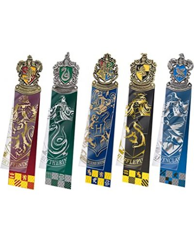 Set semn de carte The Noble Collection Movies: Harry Potter - Crests - 2