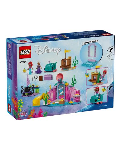 Constructor LEGO Disney Princess - Peștera de cristal a lui Ariel (43254 - 2