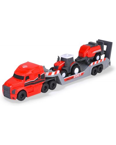 Set Dickie Toys - Camion de transport cu tractor Massey Ferguson - 2
