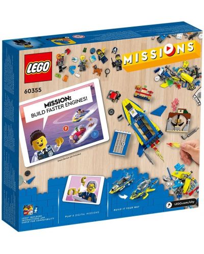 Constructor Lego City - Misiuni ale detectivilor politiei apelor (60355) - 2