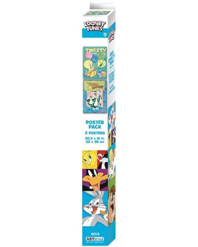 Mini set de postere  GB eye Animation: Looney Tunes - Tweety & Sylevester - 2