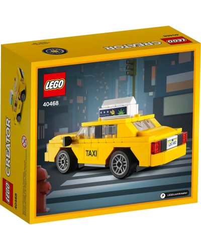 Constructor LEGO Creator - Жълто такси (40468) - 2