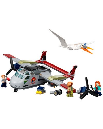Constructor Lego Jurassic World - Quetzalcoatlus: ambuscada cu avionul (76947) - 2